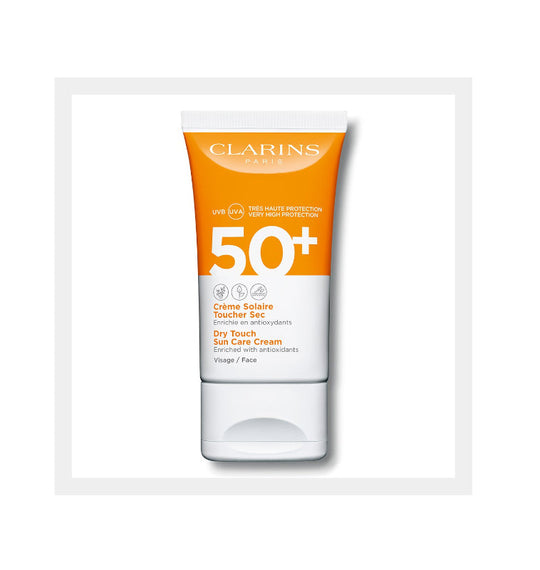 clarins-crema-solare-viso-finish-asciutto-uva-uvb-50-50-ml