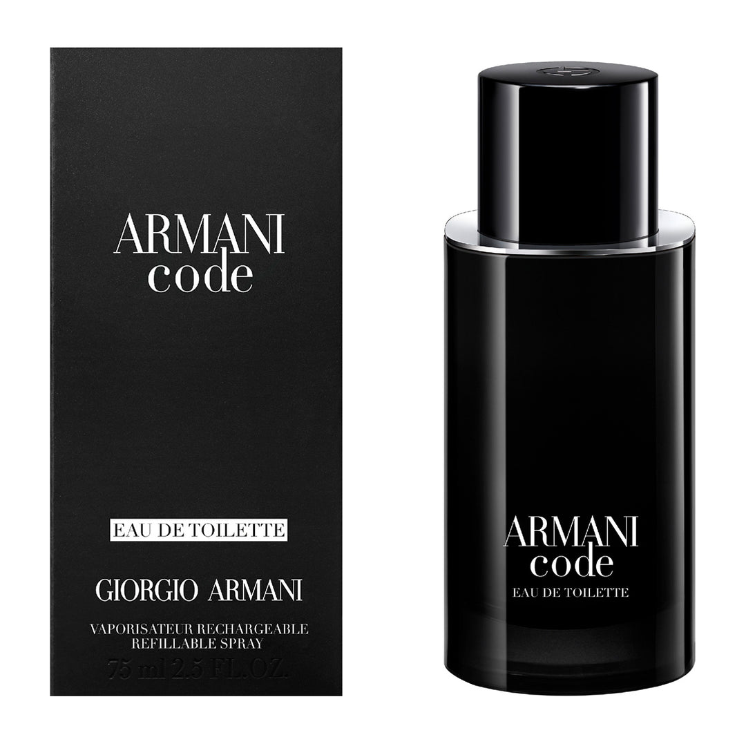 Armani  Code Uomo Refillable Eau De Toilette 75ml