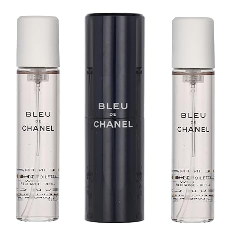 Chanel Blue 3x20ml Vapo Recharges Travel