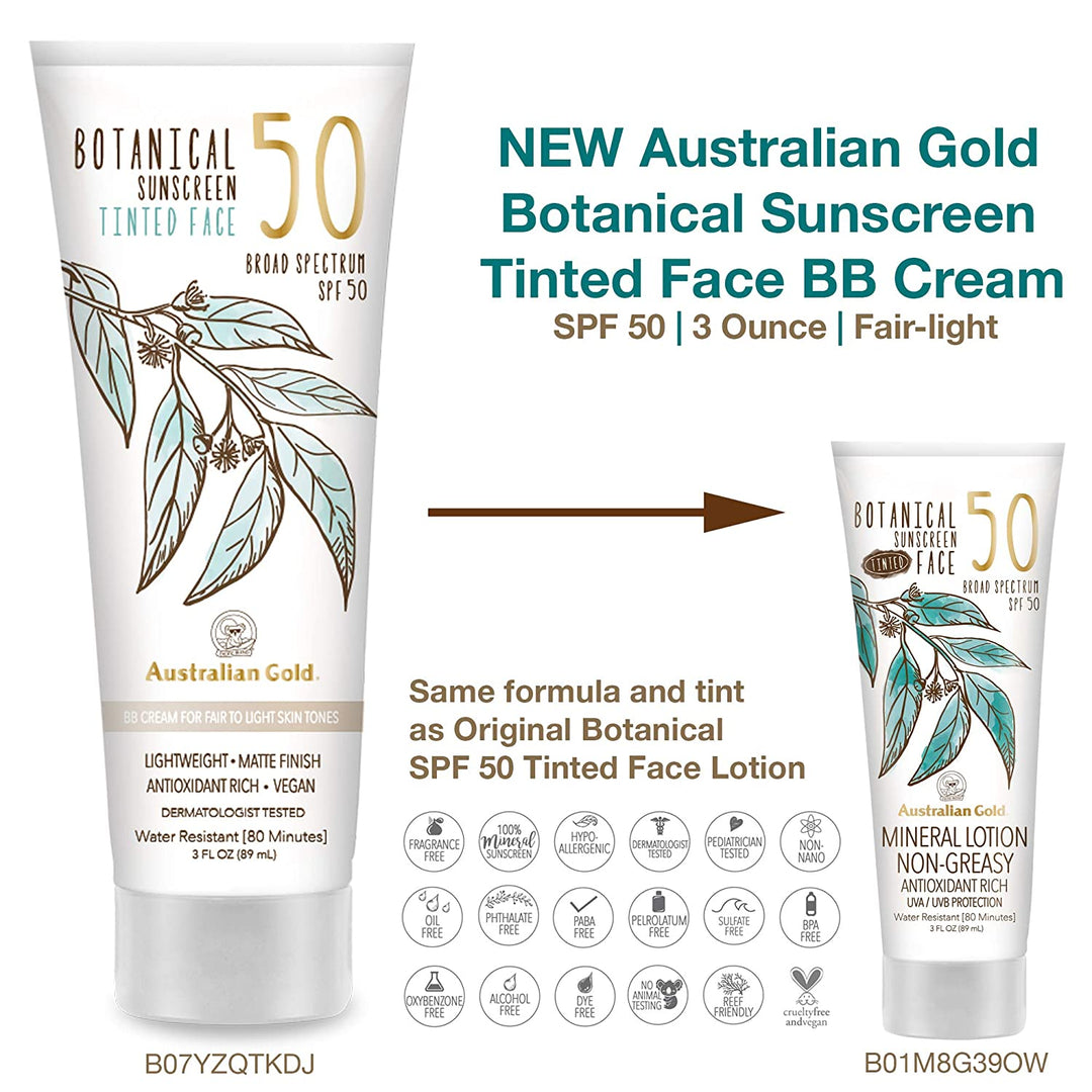 Australian G.Bot.Sun Face spf50 89ml Med