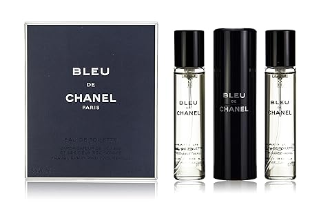 Chanel Blue 3x20ml Vapo Recharges Travel