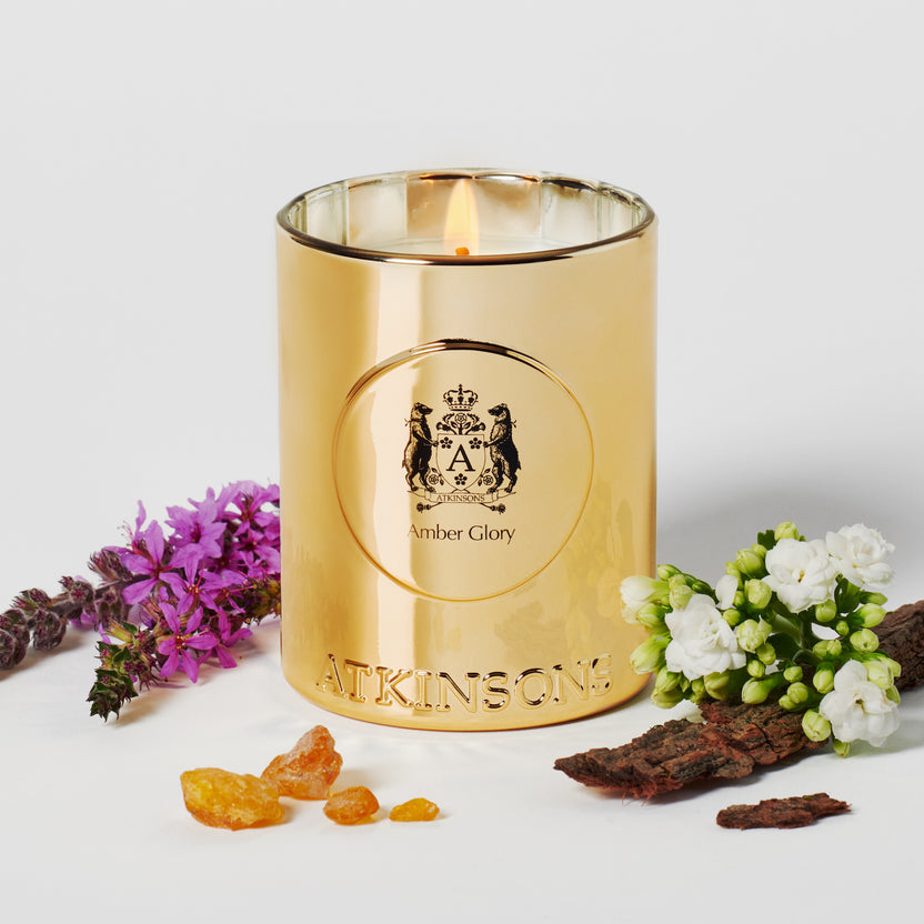 Atkinsons Amber Glory Scented Candle 200g