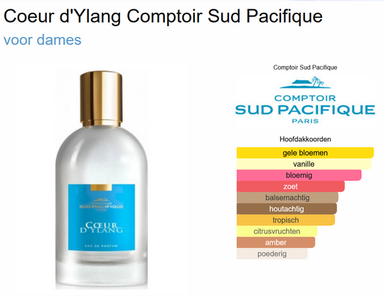 Comptoir Sud Pacifique Coeur d'Ylang Eau de Parfum 100 ml