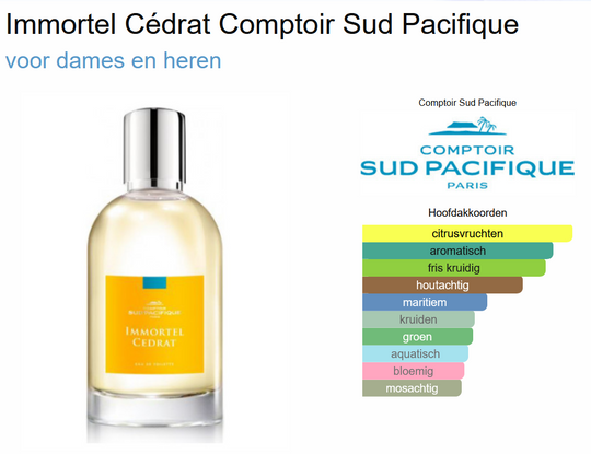 Comptoir Sud Pacifique Immortel Cedrat Eau de Toilette 100 ml