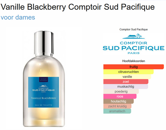 Comptoir Sud Pacifique Vanille Blackberry Eau de Toilette 100 ml