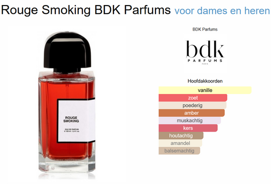 BDK Ruge Smoking edp 100ml