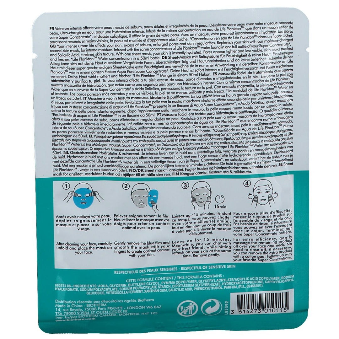 Biotherm Aqua Pure Flash Mask 1x31g