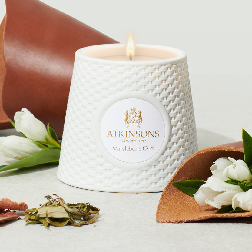 Atkinsons Marylebone Oud Scented Candle 250g