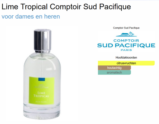 Comptoir SP lime Tropical edt 100ml