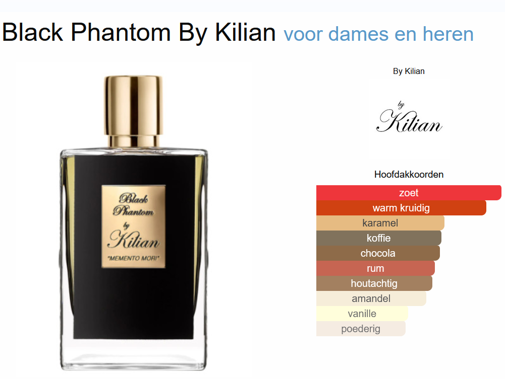 Kilian Black Phantom Memento Mori Eau de Parfum 50 ml