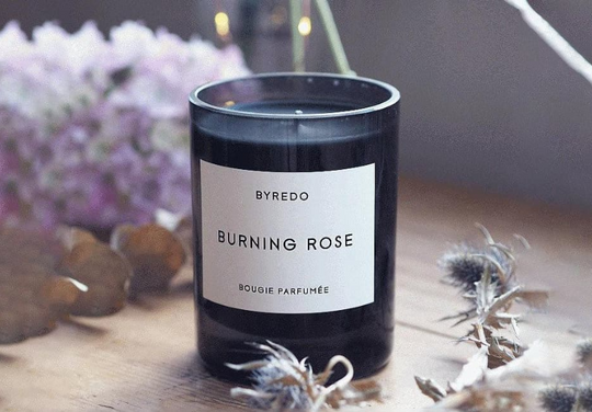 Byredo Burning Rose Candela 240gr