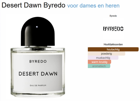 Byredo Desert Dawn edp 50ml