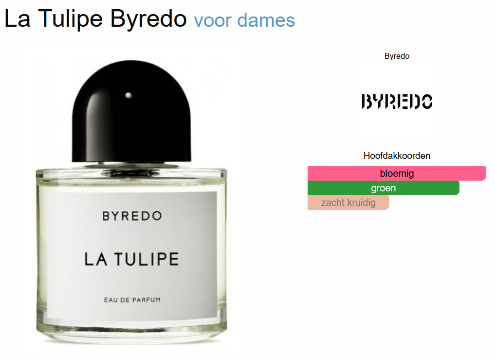 Byredo La Tulipe edp 100ml vapo