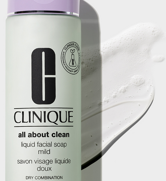 Clinique Liquid Facial Soap Mild Medium Skin Reinigungsseife 200 ml