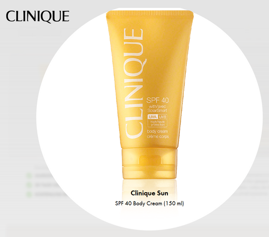 Clinique Sun Cream Body Sonnenpflege Körper SPF40 150 ml