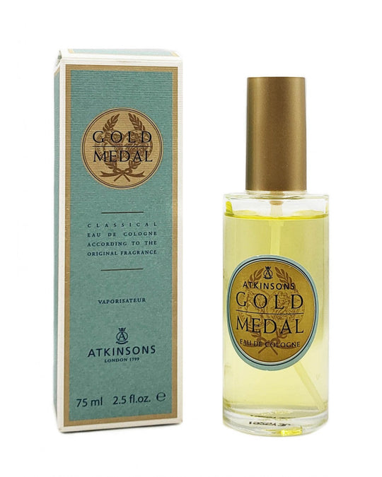 Atkinsons Gold Medal Eau de Cologne 75ml Vapouriser