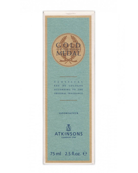 Atkinsons Gold Medal Eau de Cologne 75ml Vapouriser