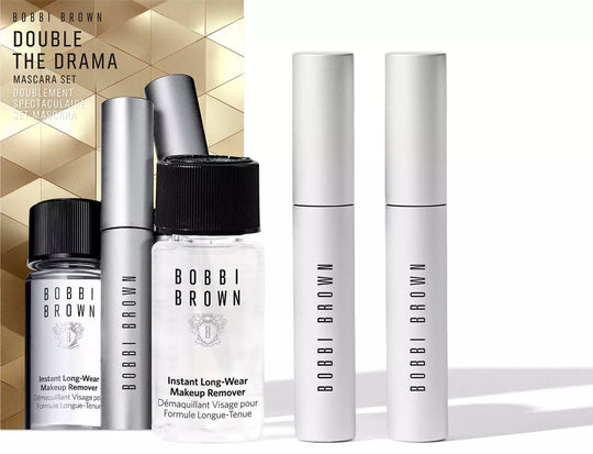 Bobbi Brown Coff Double T.Drama Mascara Set