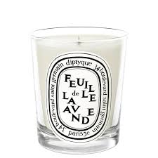 Diptyque Feuille Lavande Candela 190gr