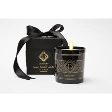 Danhera Luxury Black Candle M.Gold 250g