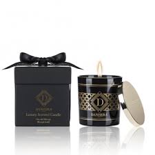 Danhera Luxury Black Candle M.Gold 250g