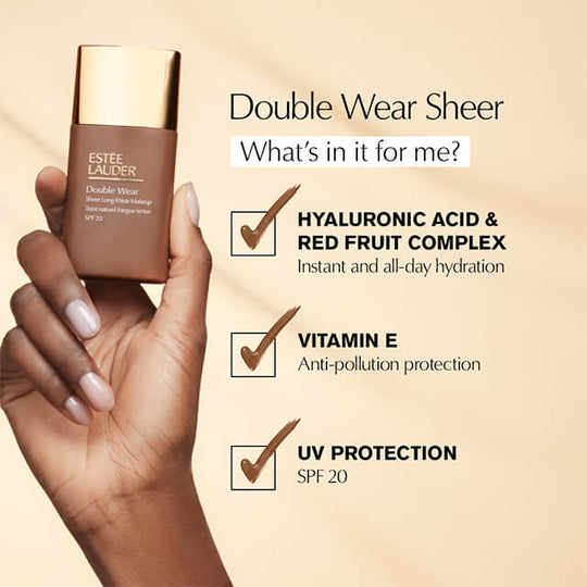 Estée Lauder Double Wear Sheer Fond.spf20 1C1 30ml