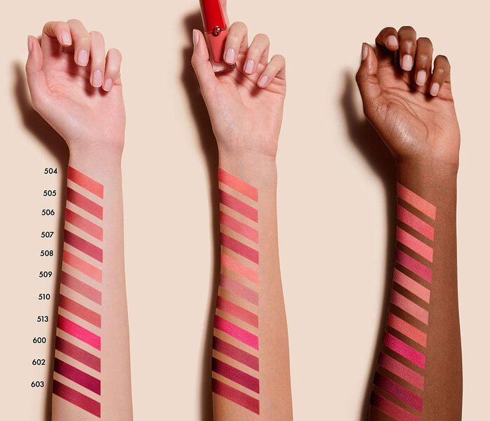 Magnet Liquid Lipstick Swatches Armani Lip Magnet 500 Armani Lip