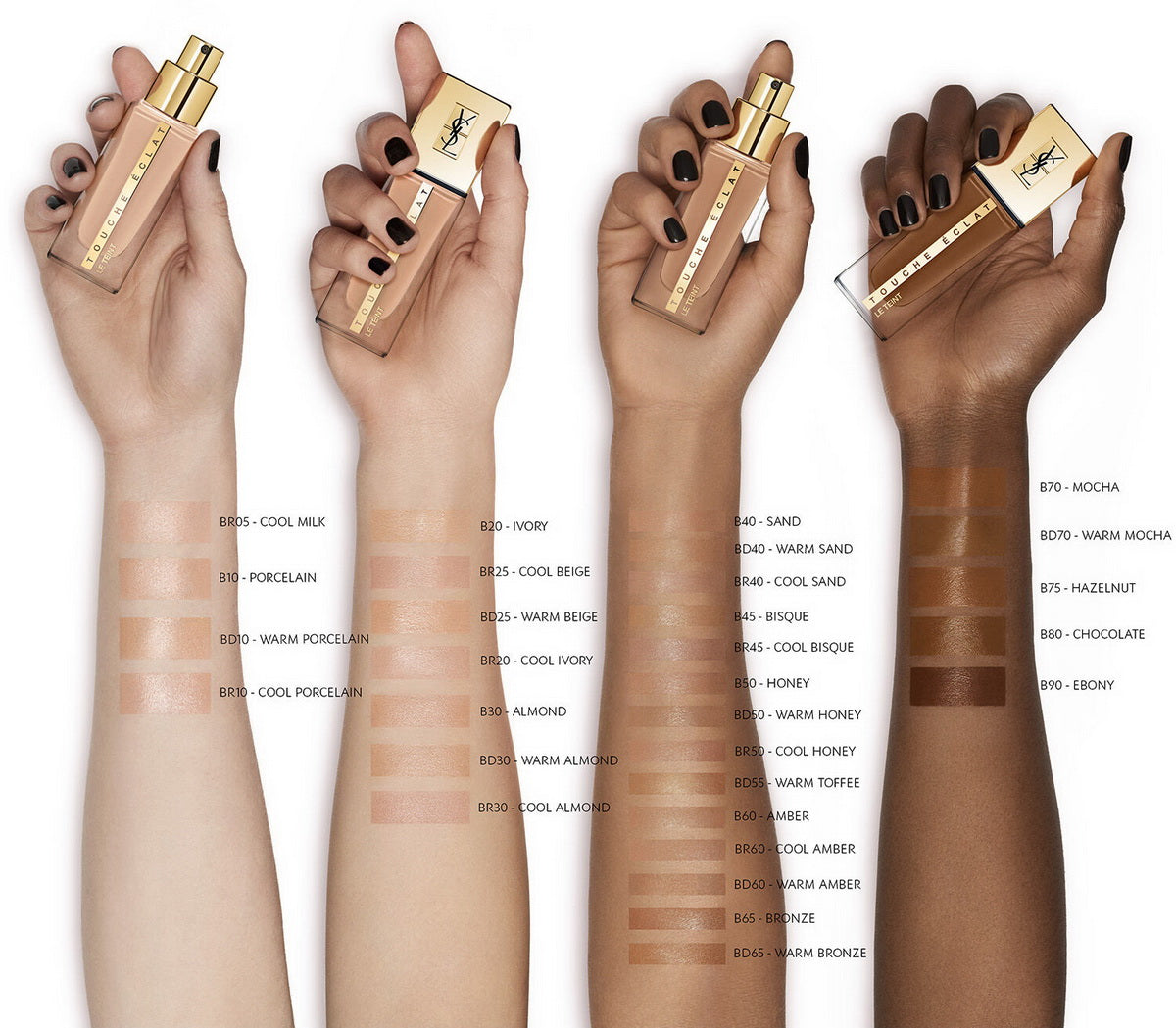 Yves saint laurent outlet touche eclat concealer swatches